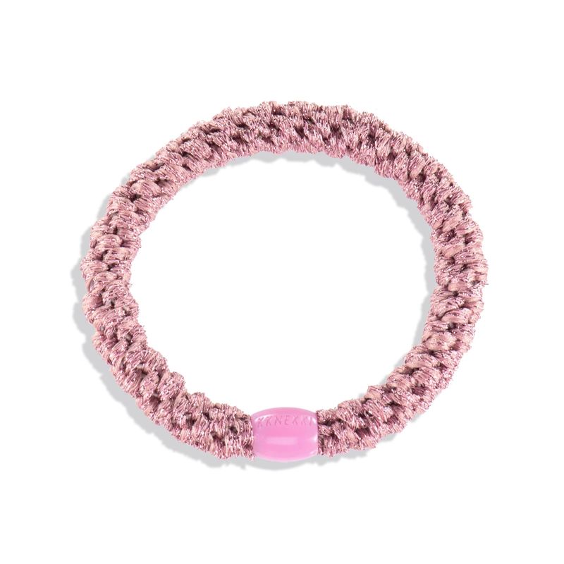 Old Pink Glitter Hair Tie