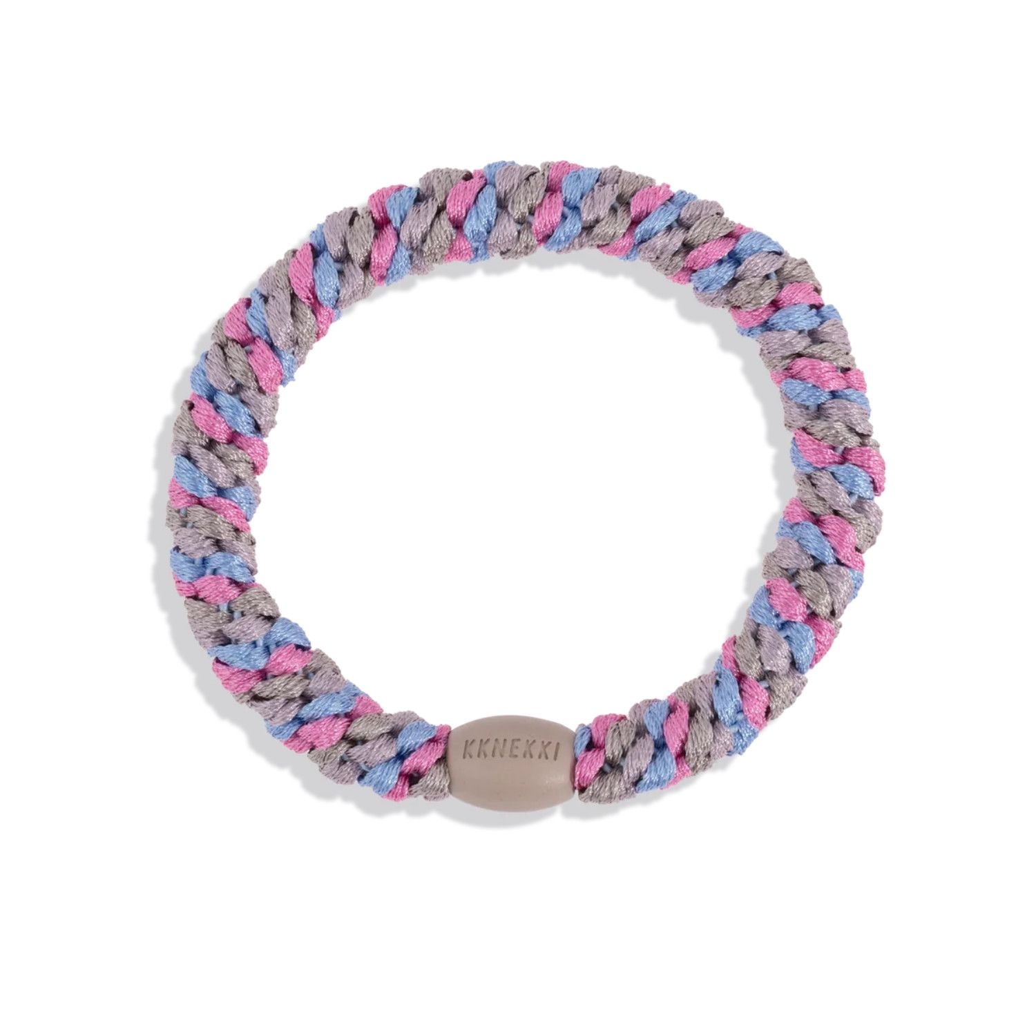 Mix Sky Blue Pink Glitter Hair Tie