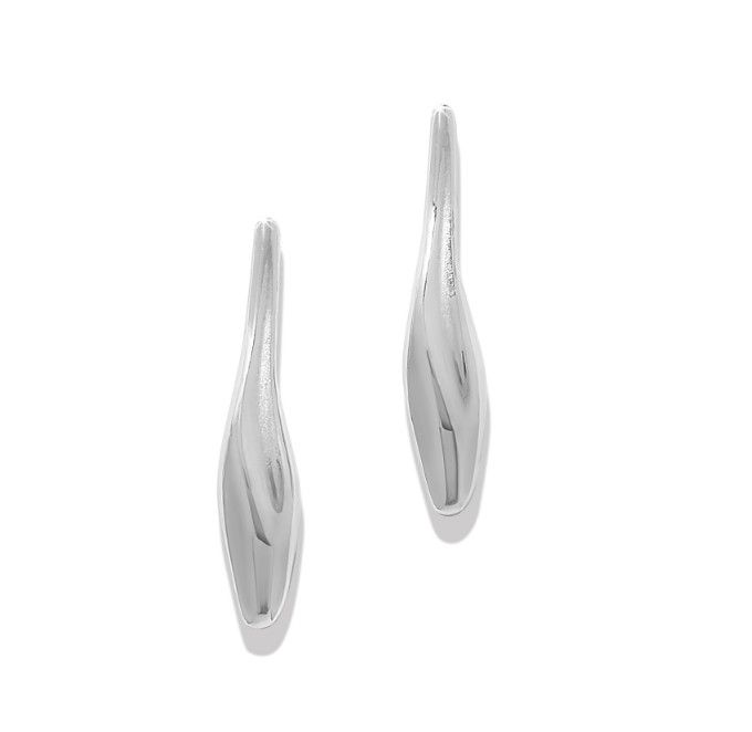 Silver Cascade Rio Drop Post Earrings