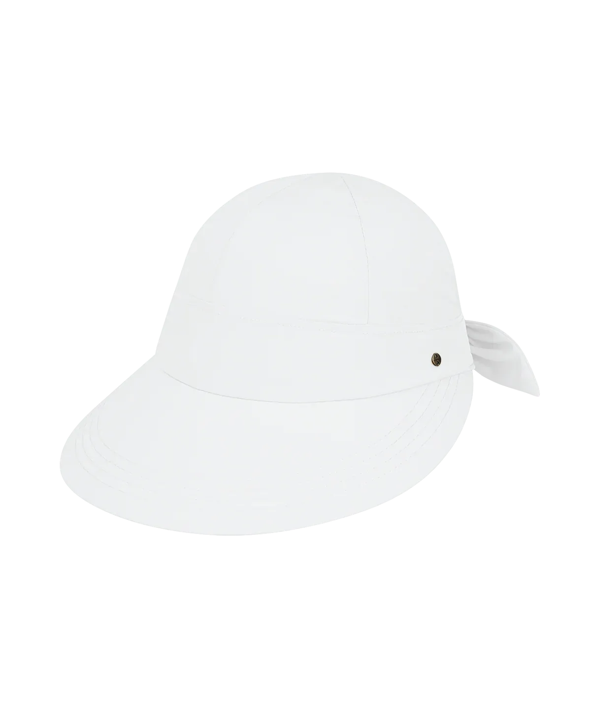 White Poppy Bow Cap