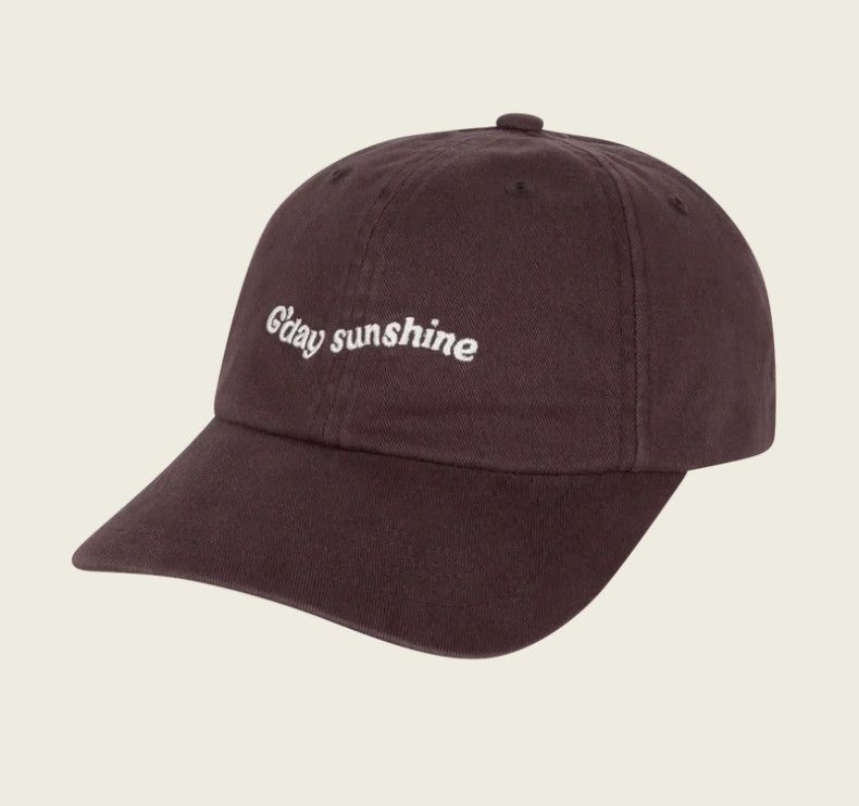 Espresso Slogan Bay Cap