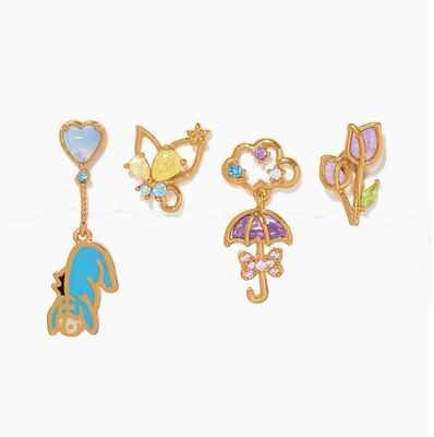 Disney Eeyore Gold Earring Set