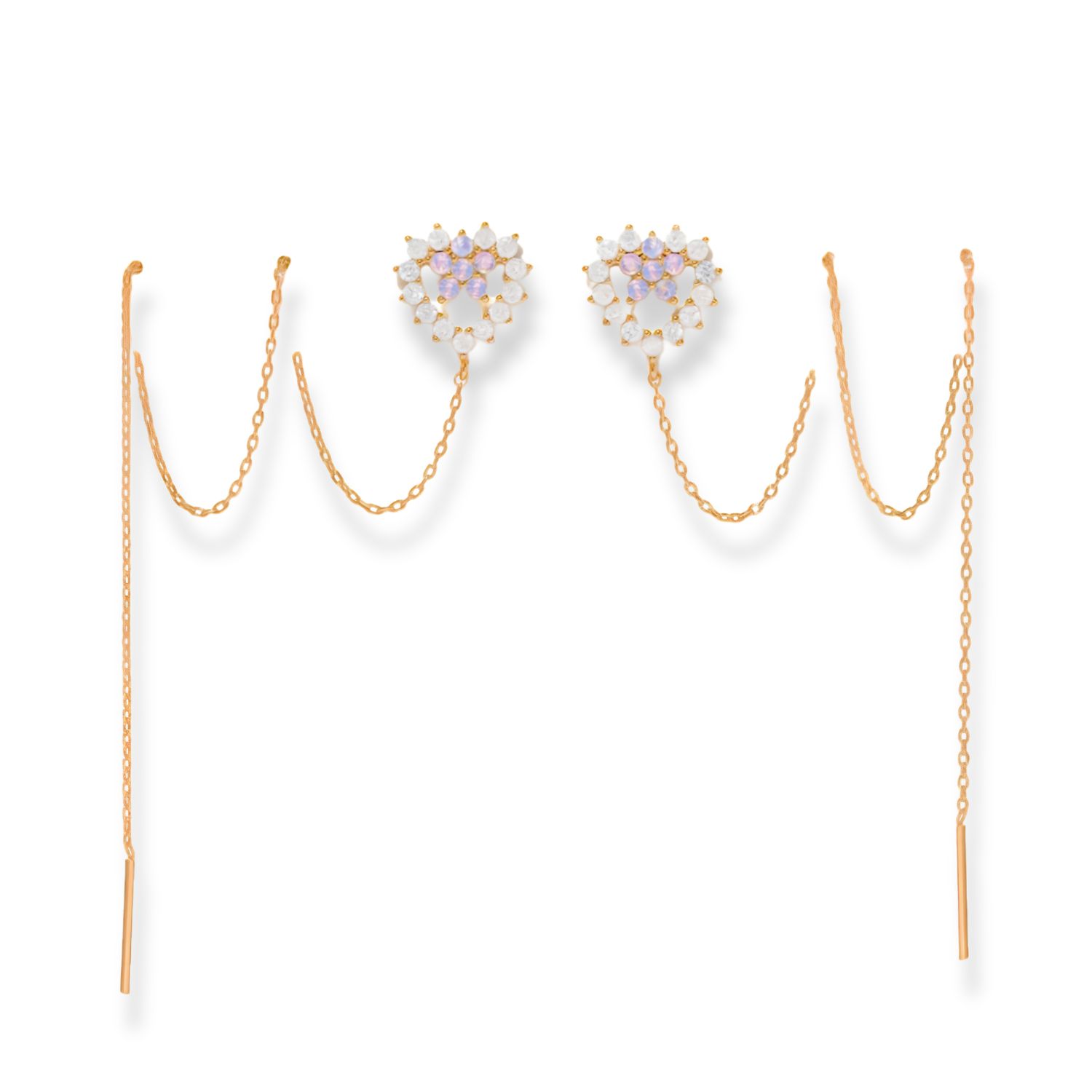 Heartstring Threader Earrings