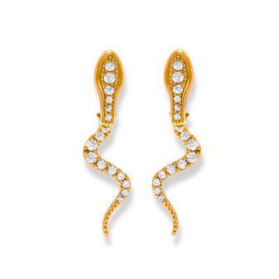 Python Ear Jacket Earrings
