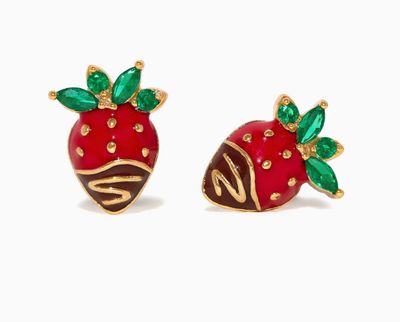 Chocolate Covered Strawberry Studs