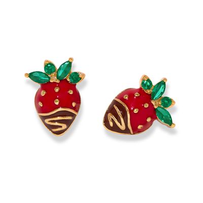 Chocolate Covered Strawberry Studs