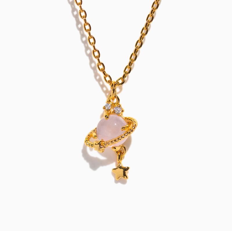 Pink Jupiter Necklace
