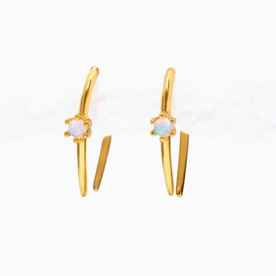 Todos Santos Opal Hoops