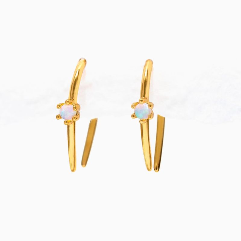 Todos Santos Opal Hoops