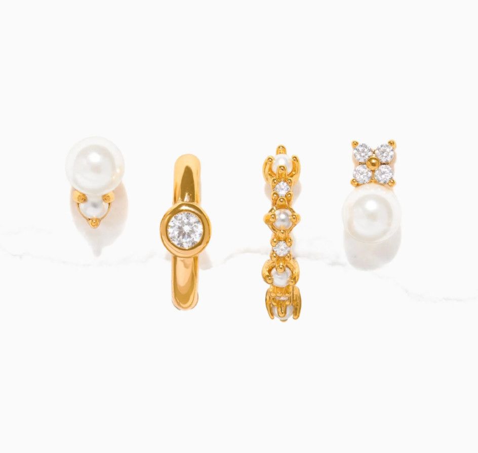 Cozumel Pearl Earring Set