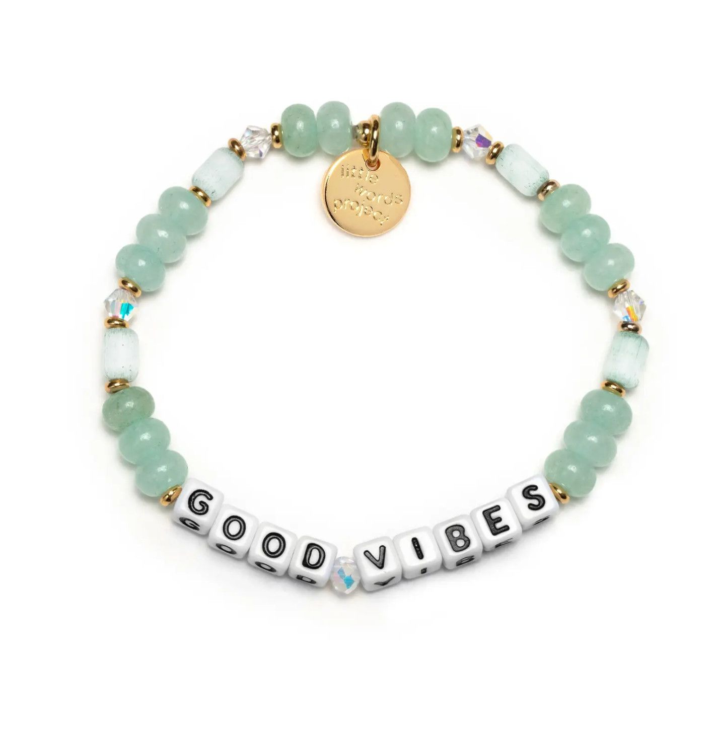 Good Vibes Misty Mint Trail Little Words Project Bracelet