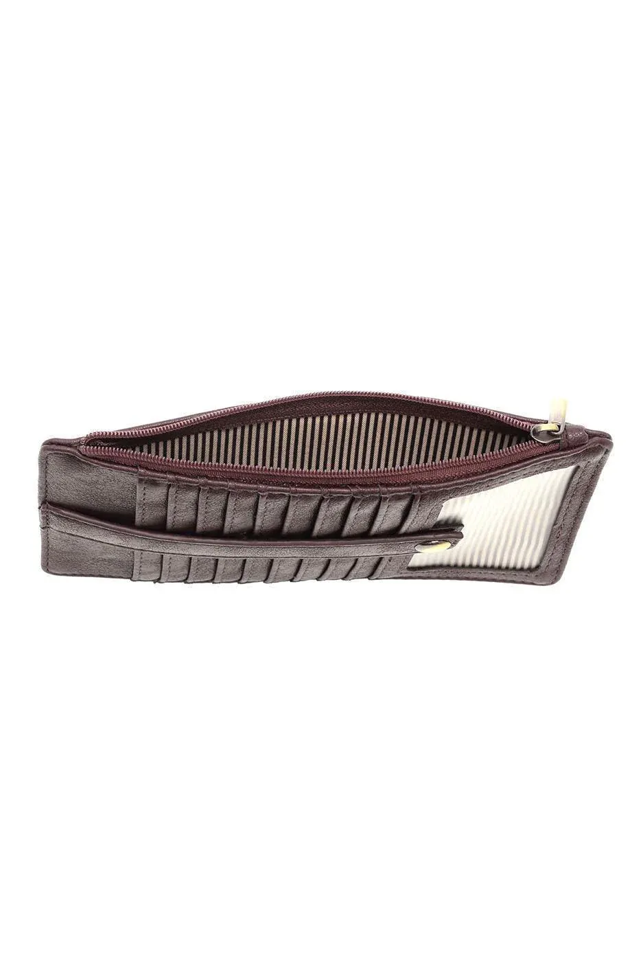 Dark Plum New Kara Mini Wallet