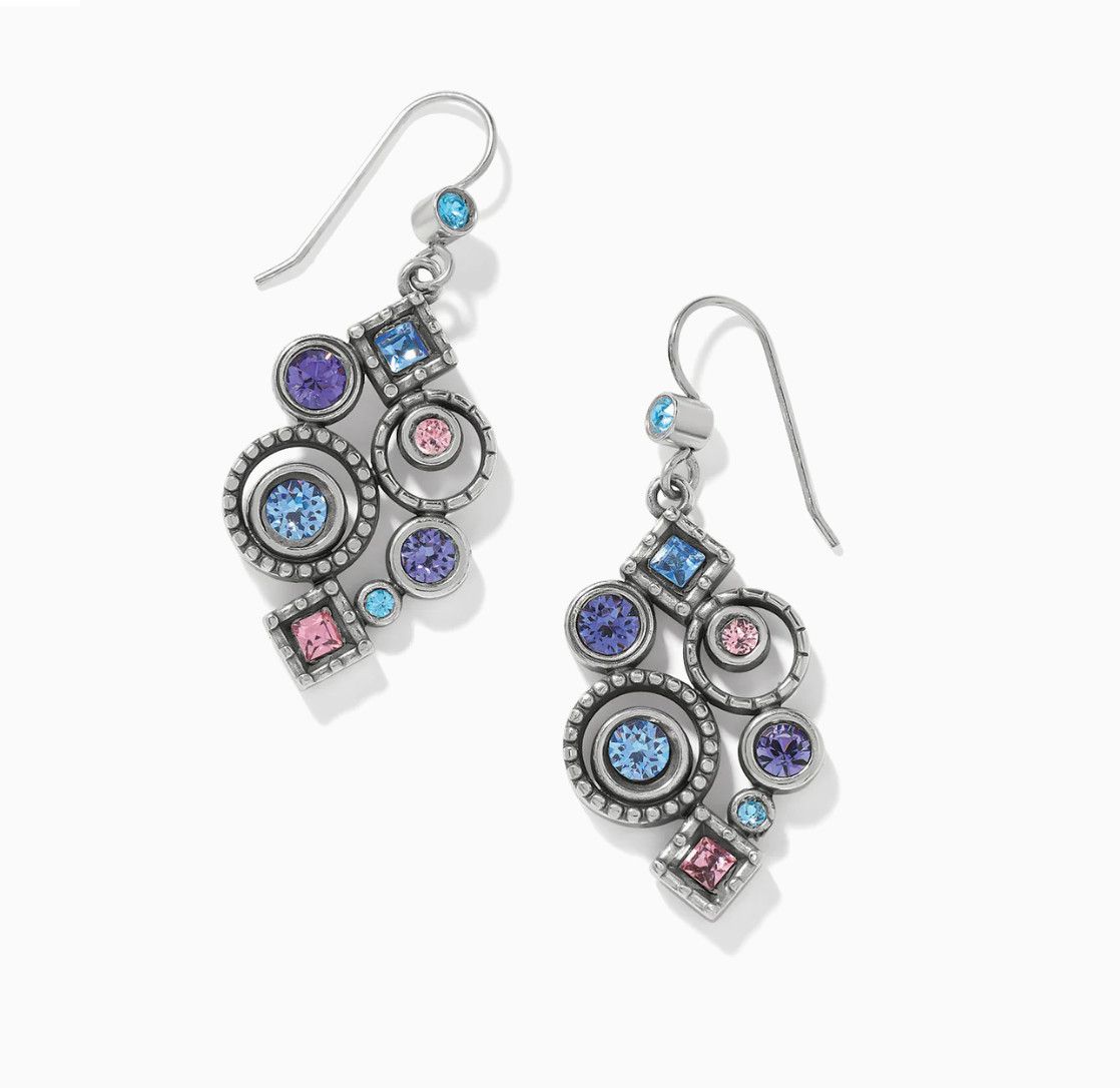 Halo Nova Cluster French Wire Earrings