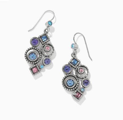 Halo Nova Cluster French Wire Earrings