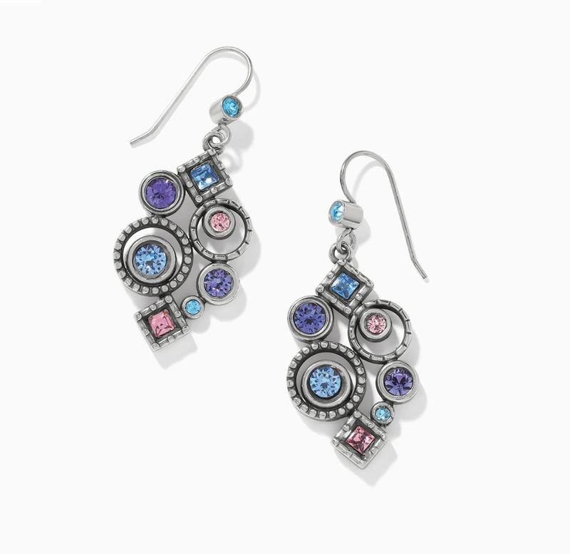 Halo Nova Cluster French Wire Earrings
