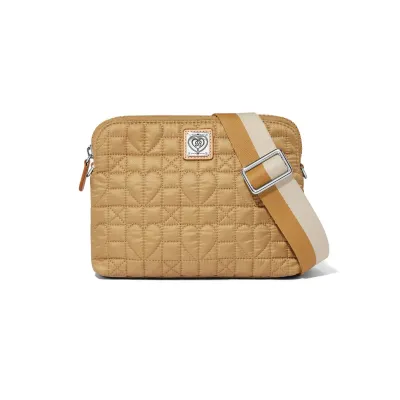 Camel Heart Beat Arielle Small Cross Body Bag