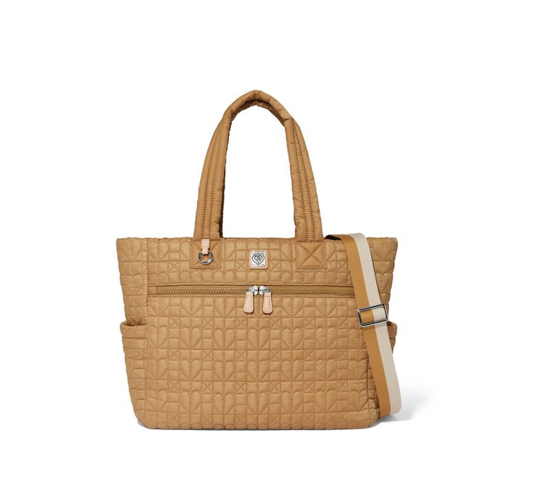 Camel Heart Beat Amara Large Tote