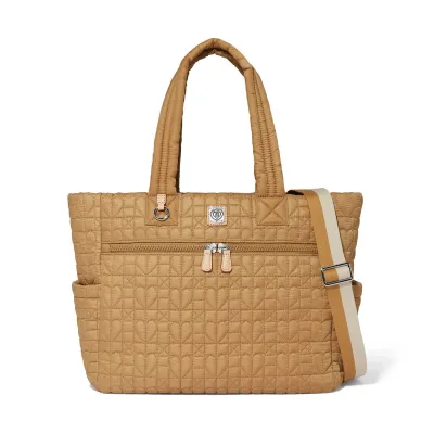 Camel Heart Beat Amara Large Tote