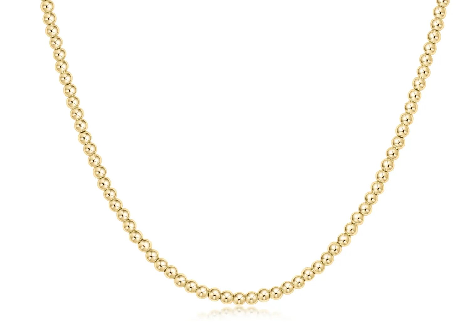Classic Gold Bead Choker 3mm