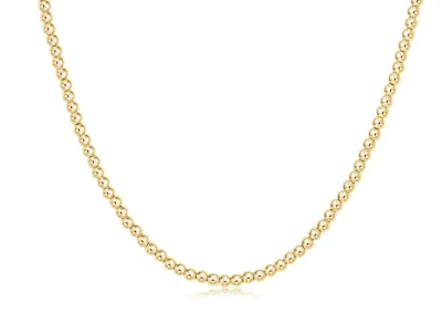 Classic Gold Bead Choker 3mm