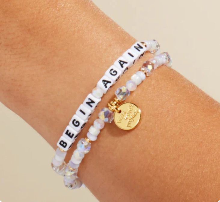 Begin Again Joy Ovelroad Little Words Project Bracelet