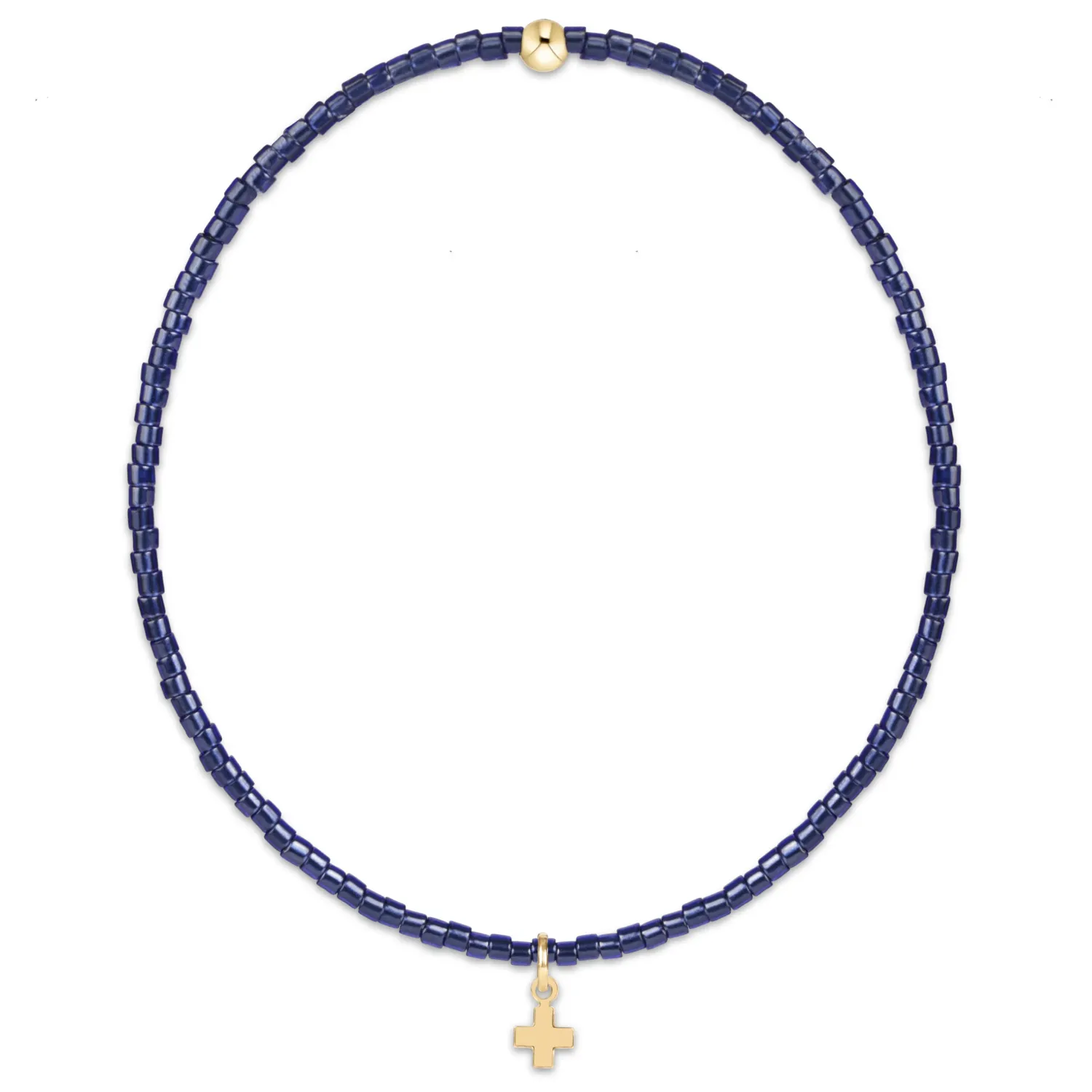 Hope Classic Navy Bracelet - Signature Cross Small