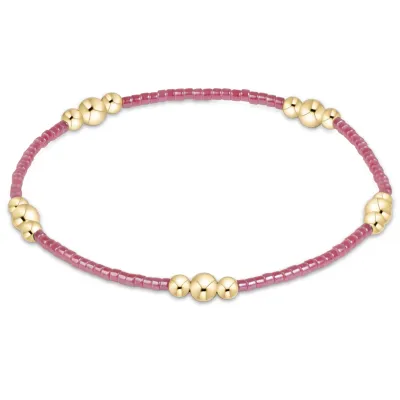 Hope Purpose Gold Bracelet - Pink Champagne