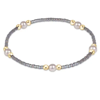Hope Purpose Pearl Bracelet - Morning Mist