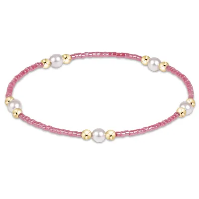 Hope Purpose Pearl Bracelet - Pink Champagne