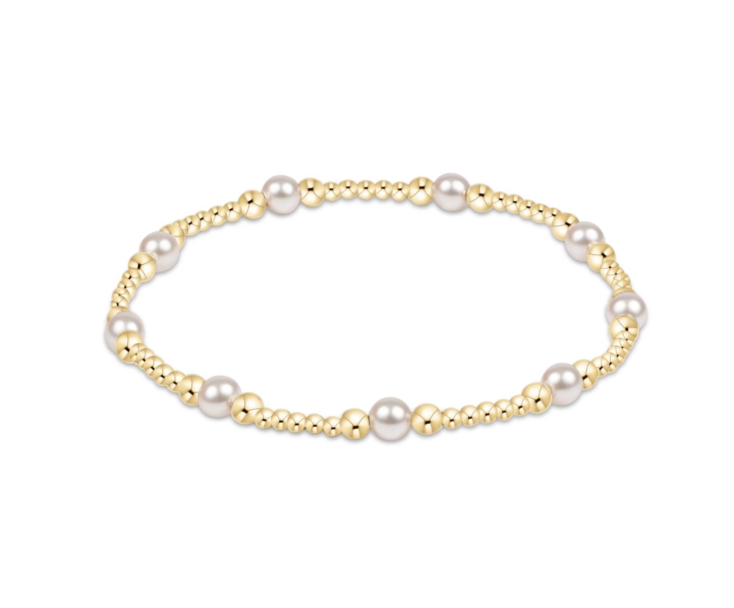 Purpose Pearl 5mm Gold Bracelet