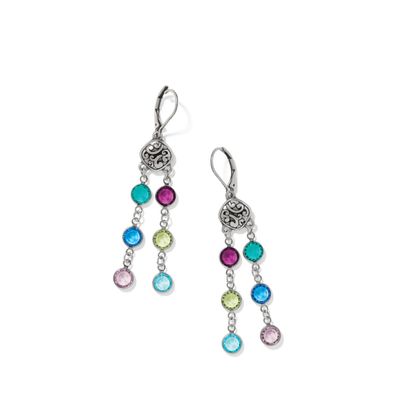 Contempo Color Gems Statement French Wire Earrings