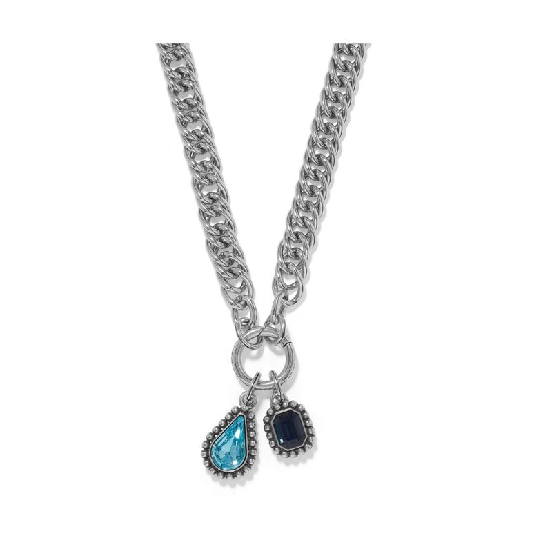 Twinkle Luxe Charm Link Necklace