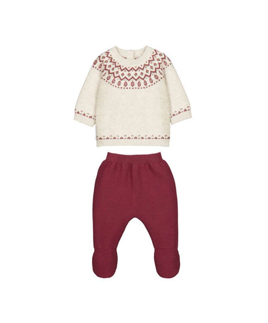 Plum Knit Leg Warmer Set, Size: 0-1