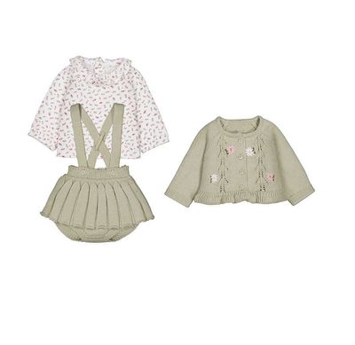 Bayleaf Floral Tricot Skirt Set