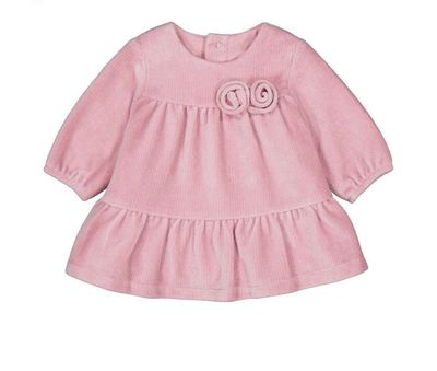 Pink Rose Corduroy Dress