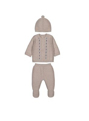 Mocha Vig Leg Warmer &amp; Hat Set