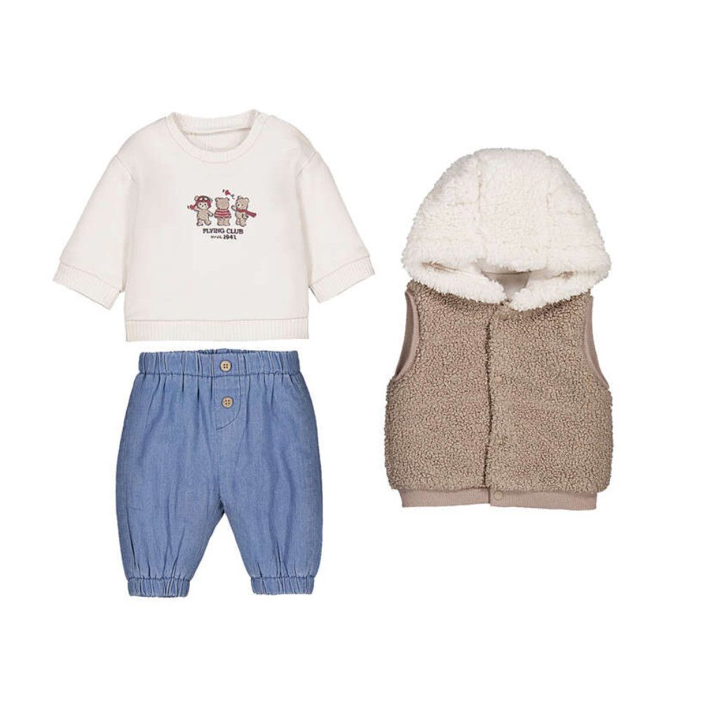 Bizcocho Flying Bear Club 3 Piece Set, Size: 4-6