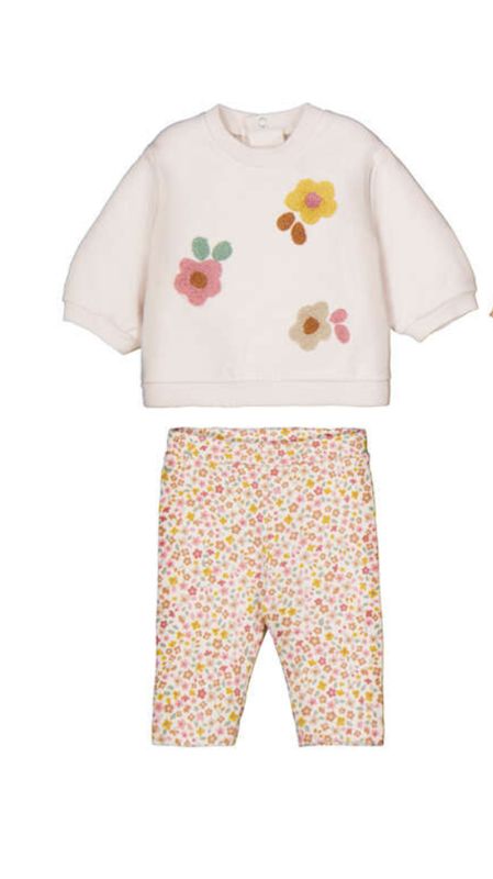 Avena Big Flower Pullover legging Set