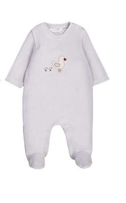 Fog Duck Velour Onesie