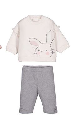 Cream Bunny Pullover &amp; Legging Set