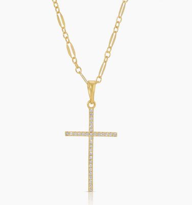 Whisper Cross Necklace