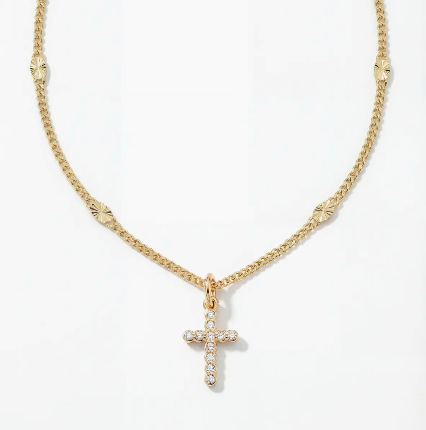 Frankie Mini Cross Necklace