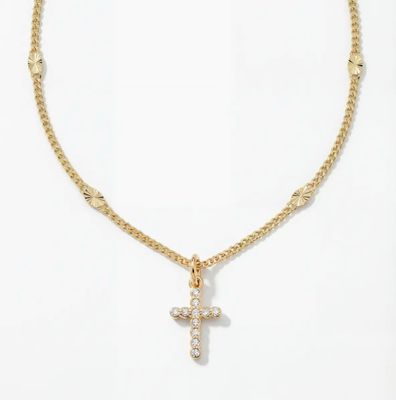 Frankie Mini Cross Necklace