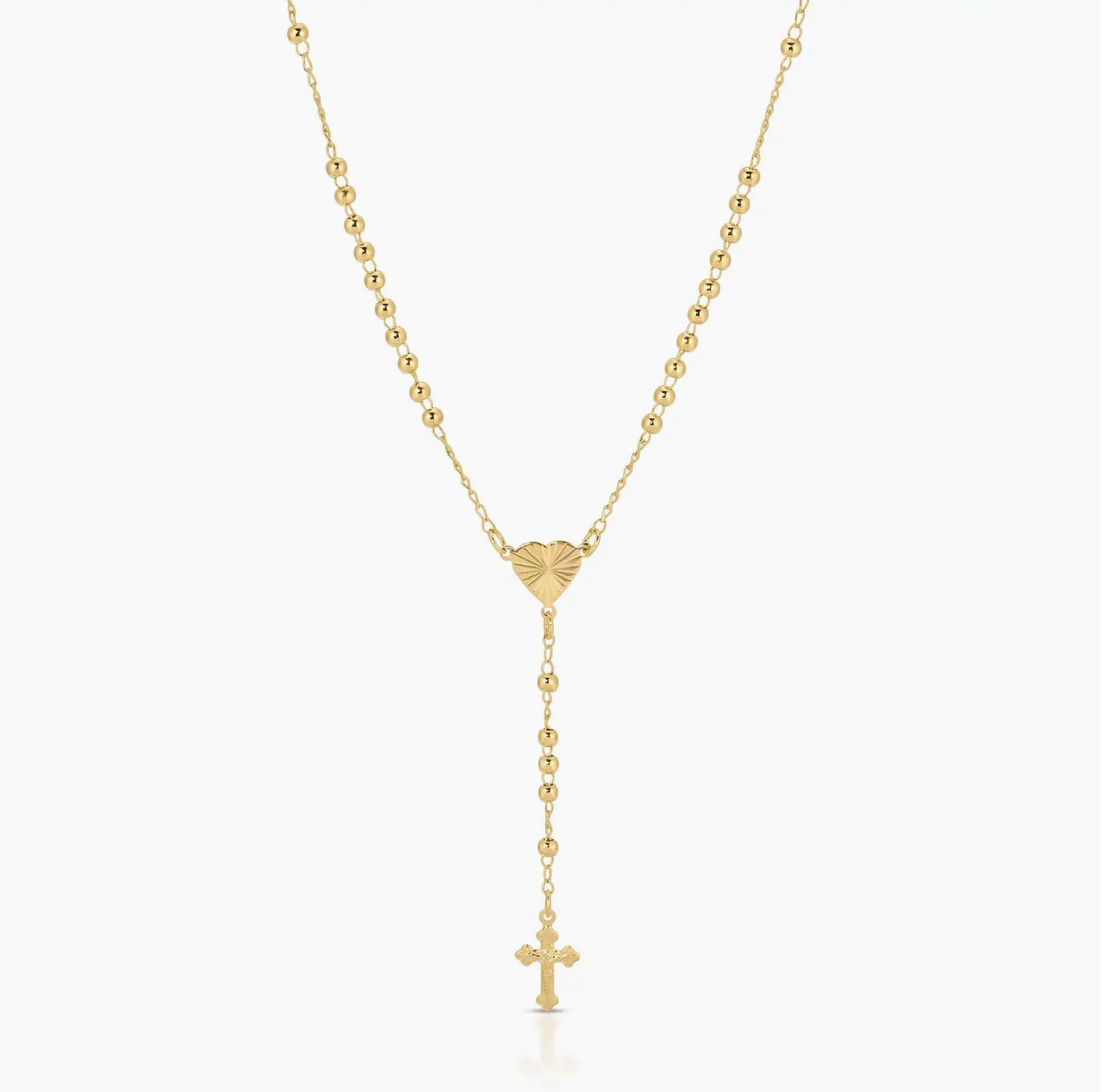 Heart of Devotion Gold Rosary