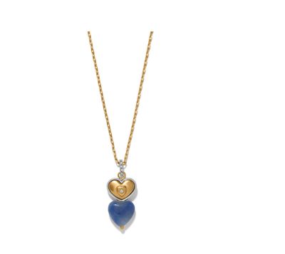 One Heart Duo Heart Petite Necklace