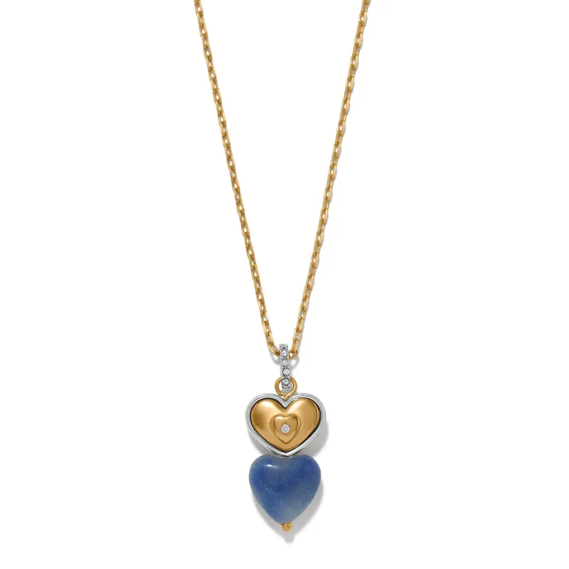 One Heart Duo Heart Petite Necklace