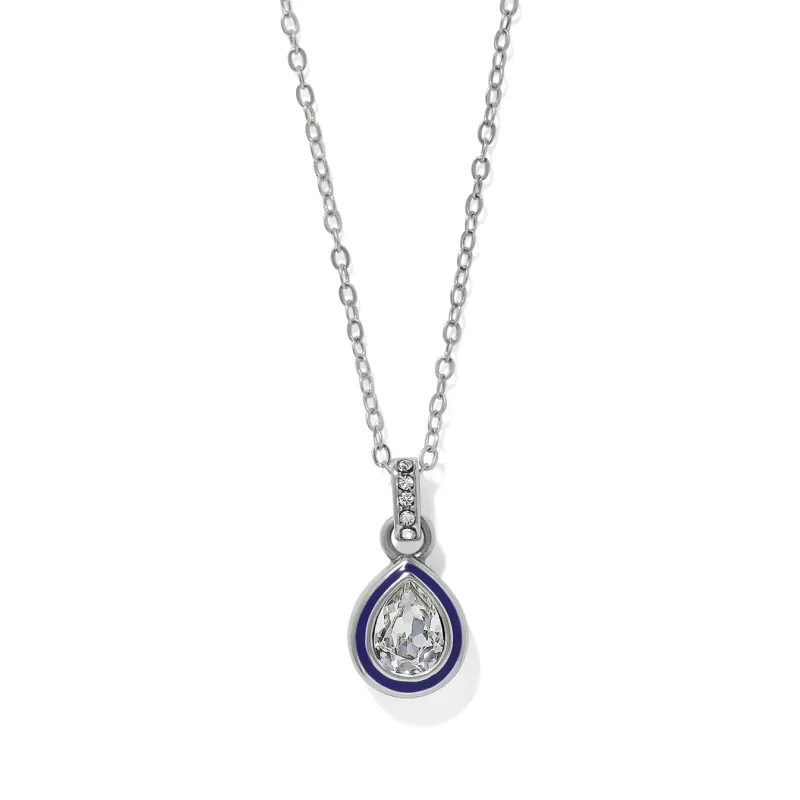Halo Gemma Petite Teardrop Necklace