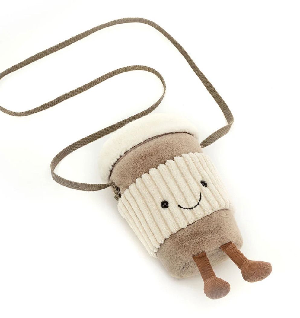 Amuseables Perkle Coffee Shoulder Bag