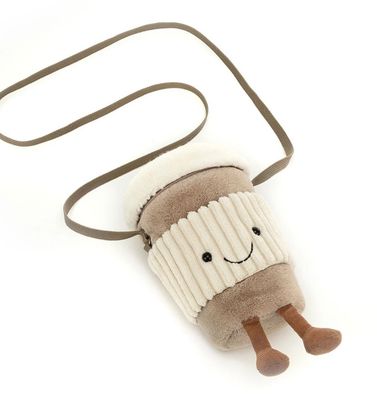Amuseables Perkle Coffee Shoulder Bag