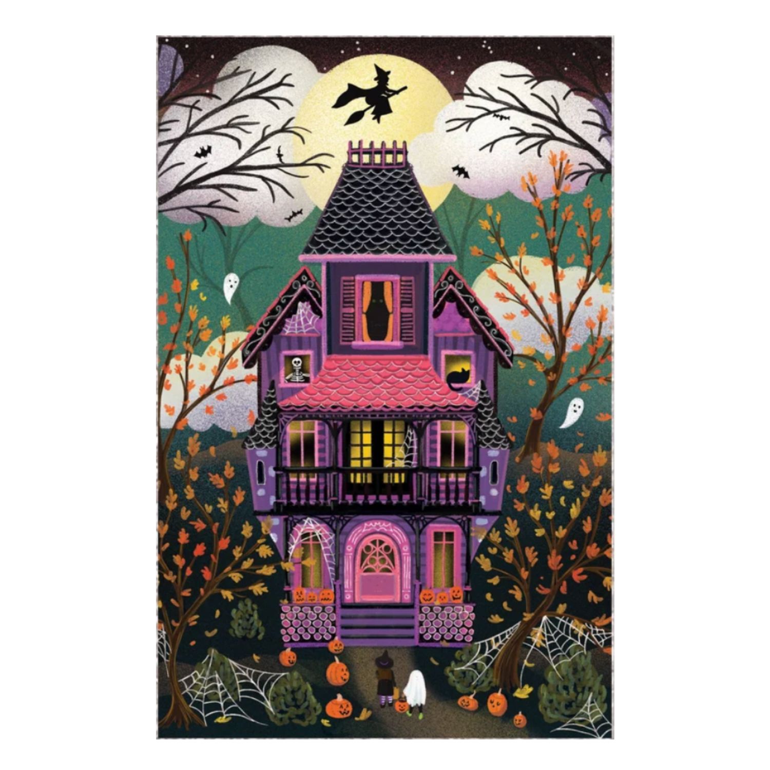 Haunted Trick Or Treat Halloween Card